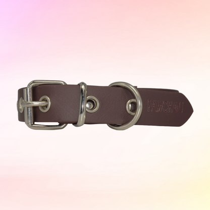 brown dog collar